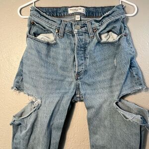 Distressed Blue Women's Jeans